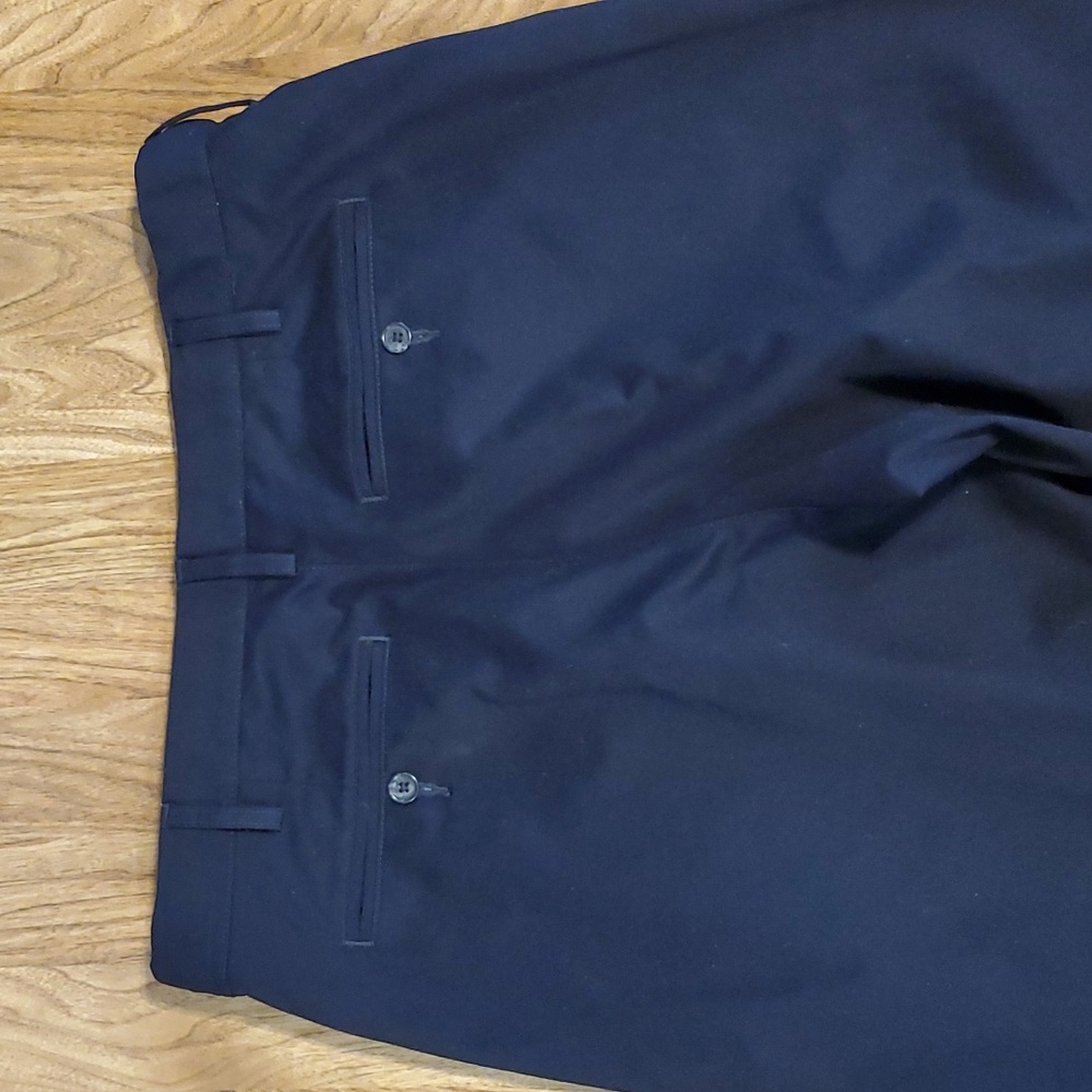 Lands End Men's Traditional Fit Plain Front Chino Pants Navy Size 36 x 28 - Picture 11 of 13